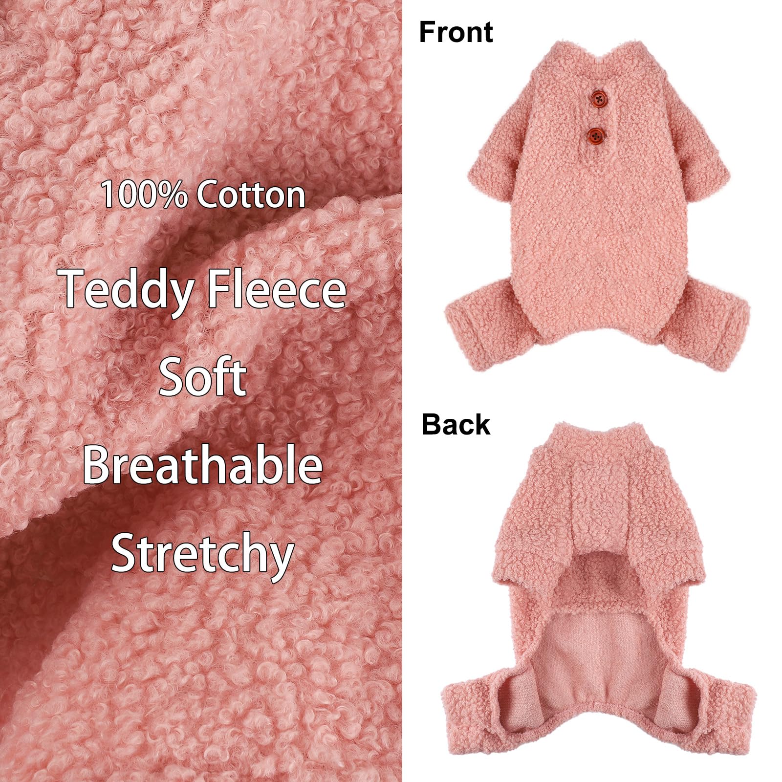 Dog Pajamas Small Sized Dog Boy Girl Valentine'S Day Small Dog Sweater Dog Clothes Fleece Puppy Clothes Jammies Dog Pjs Chihuahu